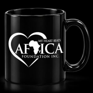 MY HEART BEATS AFRICA MUG